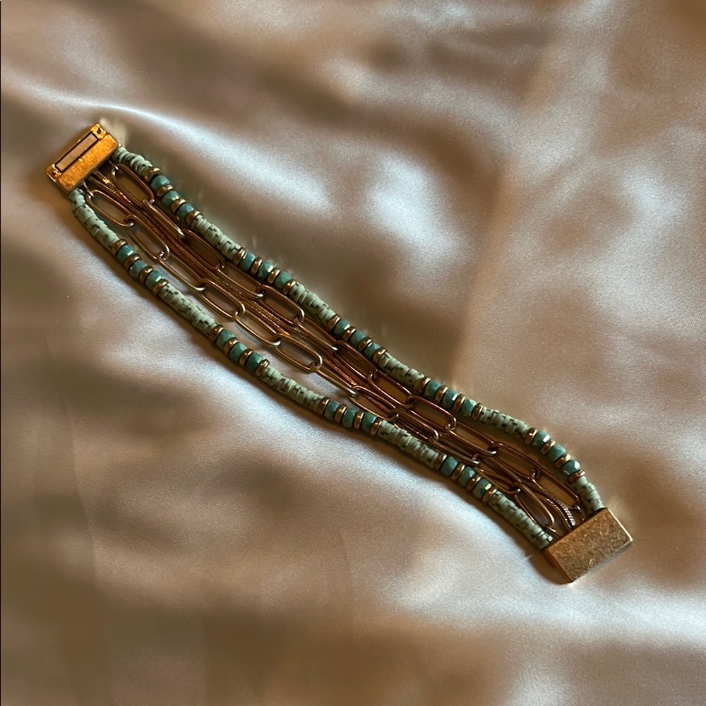 Elegant Multi-Strand Beaded Bracelet